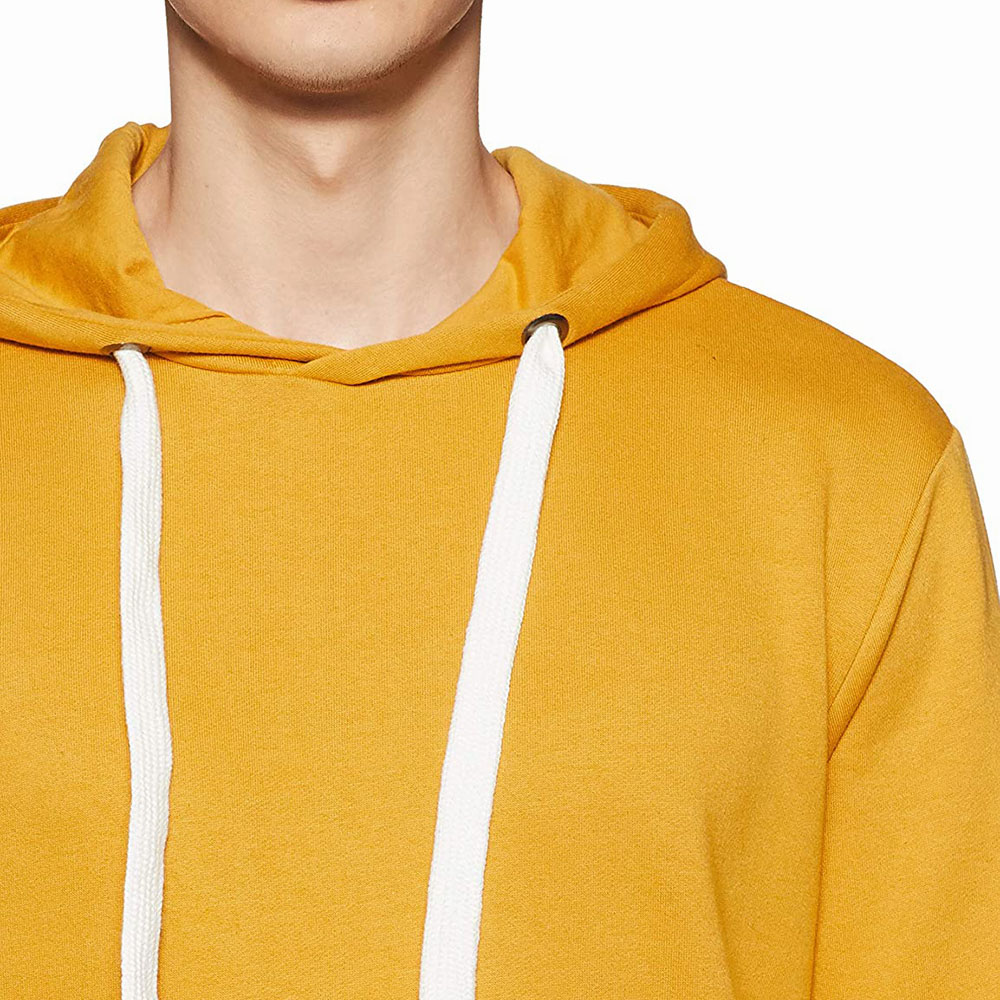 New Arrival Custom Wholesale Blank 300 Gsm Heavyweight 100% Cotton Fleece Pullover Men Hoodie In Bulk